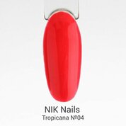 NIK nails, Tropicana - Гель-лак №04 (8 мл)