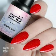 PNB, Crystal Base Red - Светоотражающая база (8 мл)