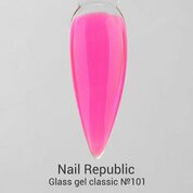 Nail Republic, Glass gel classic - Гель витражный для моделирования №101 (15 г)