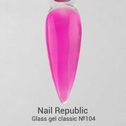 Nail Republic, Glass gel classic - Гель витражный для моделирования №104 (15 г)