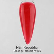 Nail Republic, Glass gel classic - Гель витражный для моделирования №105 (15 г)