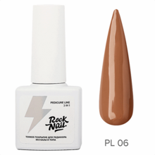 RockNail, Однофазный гель-лак для педикюра Pedicure Line №06 Not My Size (6 мл)