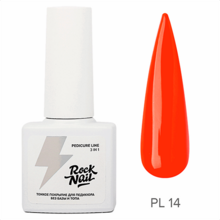 RockNail, Однофазный гель-лак для педикюра Pedicure Line №14 Crazy Crocks (6 мл)