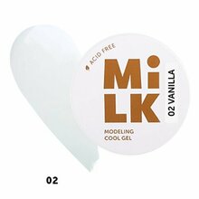 Milk, Modeling cool gel - Бескислотный холодный гель №01 Vanilla (15 г.)