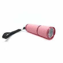 Global Fashion, Портативная LED-лампа фонарик для гель лака 9W (розовый)