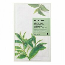 MIZON, Joyful Time Essence Mask Green Tea - Тканевая маска для лица с экстрактом зелёного чая (23 гр.)