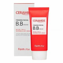 FarmStay, Ceramide Firming Facial BB Cream SPF - Укрепляющий ВВ крем с керамидами SPF 50+/PA+++ (50 гр.)