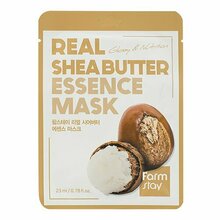 FarmStay, Real Shea Butter Essence Mask - Тканевая маска для лица с маслом ши (23 мл)