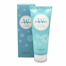 ENOUGH, W Collagen Pure Shining Foam Cleansing - Очищающая пенка с морским коллагеном (100 мл)