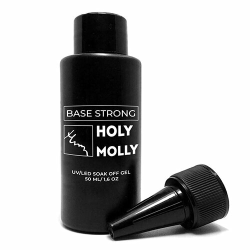 Holy Molly, Base Strong Жесткая база для гельлака (50 мл) — купить