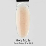 Holy Molly, Камуфлирующая база с блестками - Rose Star №3 (15 мл)
