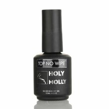 Holy Molly, Top No Wipe - Топ для гель-лака без липкого слоя (15 мл)