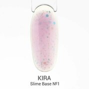 KIRA, Slime Base - База цветная с конфетти №1 (10 мл)
