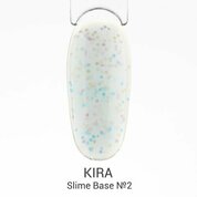 KIRA, Slime Base - База цветная с конфетти №2 (10 мл)