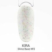KIRA, Slime Base - База цветная с конфетти №3 (10 мл)