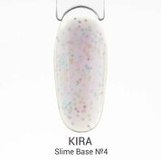 KIRA, Slime Base - База цветная с конфетти №4 (10 мл)