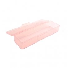 TNL, Пластиковый контейнер прямоугольный (прозрачно-розовый)