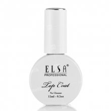 Elsa Professional, Luxury Top Coat No Cleanse - Топ без липкого слоя (15 мл.)
