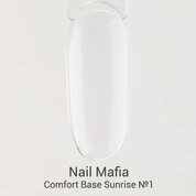 Nail Mafia, Comfort Base - Камуфлирующая база с шиммером Sunrise №1 (15 мл)