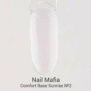 Nail Mafia, Comfort Base - Камуфлирующая база с шиммером Sunrise №2 (15 мл)