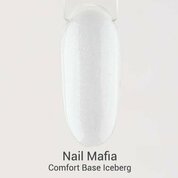 Nail Mafia, Comfort Base - Камуфлирующая база с шиммером Iceberg (15 мл)