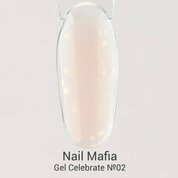 Nail Mafia, Celebrate gel - Цветной гель с шиммером №02 (15 г)