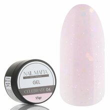 Nail Mafia, Celebrate gel - Цветной гель с шиммером №04 (15 г)
