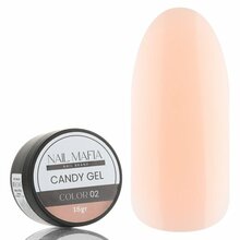Nail Mafia, Candy gel - Цветной моделирующий гель №2 (15 г)
