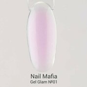 Nail Mafia, Glam gel - Гель для моделирования с шиммером №01 (15 г)