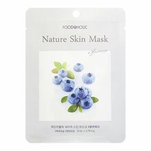 FoodaHolic, Nature Skin Mask Blueberry - Тканевая маска для лица с экстрактом черники