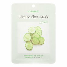 FoodaHolic, Nature Skin Mask Cucumber - Тканевая маска для лица с экстрактом огурца