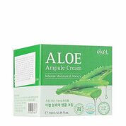 Ekel, Aloe Ampule Cream - Ампульный крем для лица с экстрактом алоэ (70 мл)