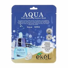 Ekel, Aqua Ultra Hydrating Essence Mask - Тканевая маска для лица ультраувлажняющая