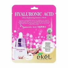 Ekel, Hyaluronic Acid Ultra Hydrating Essence Mask - Тканевая маска для лица с гиалуроновой кислотой