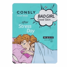 CONSLY, Bad Girl Good Skin after Stress Day - Тканевая маска восстанавливающая (23 мл)
