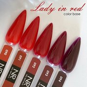 Nail Republic, Камуфлирующая цветная база - Lady in red №90 (15 мл)