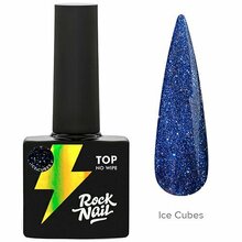 RockNail, Топ светоотражающий без липкого слоя - Ice Cubes (10 мл)