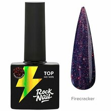 RockNail, Топ светоотражающий без липкого слоя - Firecracker (10 мл)