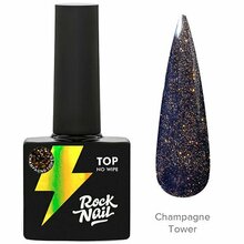 RockNail, Топ светоотражающий без липкого слоя - Champagne Tower (10 мл)