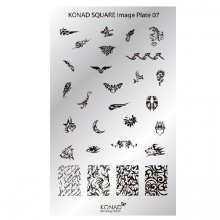 Konad, Пластина для стемпинга Square Image Plate 7