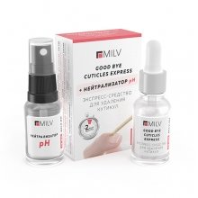 MILV, Набор - Good Bye Cuticles Express - Нейтрализатор pH