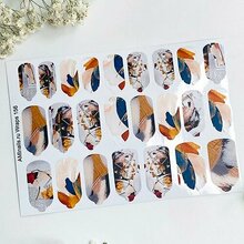 Ami Nails, Wraps - Пленка для дизайна ногтей №T156