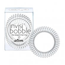 Invisibobble, Резинка-браслет для волос Slim Chrome Sweet Chrome (Мерцающий серебряный)