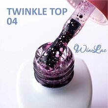 WinLac, Twinkle top - Топ с глиттером без липкого слоя №04 (5 мл)