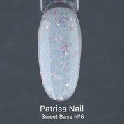 Patrisa Nail, Sweet Base - Светоотражающая цветная база №6 (8 мл)