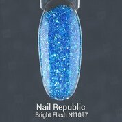 Nail Republic, Bright Flash - Гель-лак светоотражающий №1097 (10 мл)