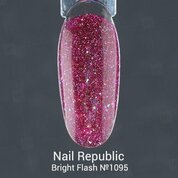 Nail Republic, Bright Flash - Гель-лак светоотражающий №1095 (10 мл)