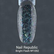 Nail Republic, Bright Flash - Гель-лак светоотражающий №1092 (10 мл)