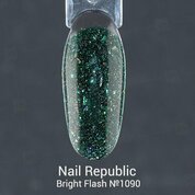 Nail Republic, Bright Flash - Гель-лак светоотражающий №1090 (10 мл)