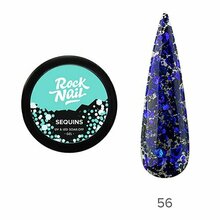 RockNail, Гель-краска с глиттером - Sequins №56 Spoiled (5 гр)